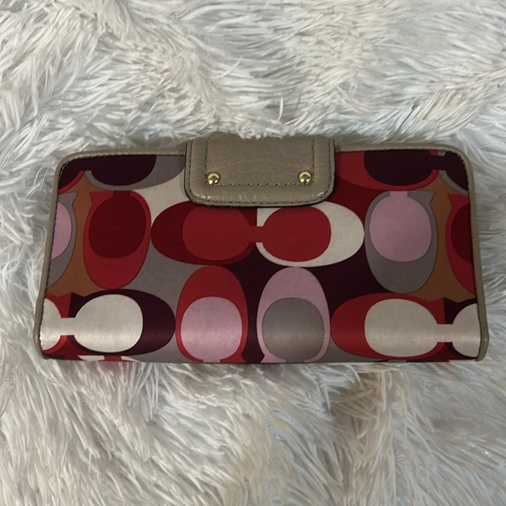Coach Satin Long Wallet - Picture 2 of 6